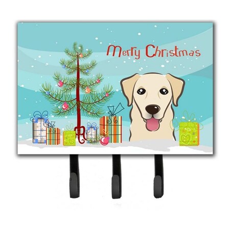 Jensendistributionservices Christmas Tree & Golden Retriever Leash or Key Holder MI1720024